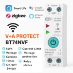 Blackt Electrotech BT74NVF 63A Wi-Fi Circuit Breaker with Over-Voltage, Current Protection & Energy Metering DIN Rail Mount Remote Control, Timer, & Power Monitoring | Smart Life, Alexa - Image 3