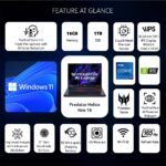 acer Predator Helios Neo 16 Gaming Laptop 14th Gen Intel Core i7 Processor (Windows 11 Home/16 GB/1 TB SSD/NVIDIA GeForce RTX 4050) PHN16-72 with 40.64 cm (16") WUXGA Display - Image 3