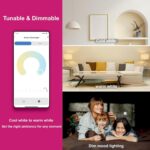 HomeMate WiFi CCT Smart LED Downlight | 15 Watt, Square | Tuneable White, Shades of White from Warm to Cool White | Compatible with Alexa, Google Home and Siri (Pack of 1) - Image 4