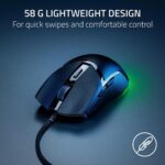 Razer Cobra Wired Gaming Mouse: 58g Lightweight Design - Gen-3 Optical Switches - Chroma RGB Lighting with Underglow - Precise 8500 DPI Optical Sensor - 1 - Speedflex Cable - Black-RZ01-04650100-R3M1 - Image 3