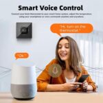 Smart Thermostat for Home, APP Programmable Wifi Thermostat, Temp Voice Controller, Work with Tuya App for Google Assistant, 1.32in TFT Screen, Knob Control,2 Way Rotating - Image 5