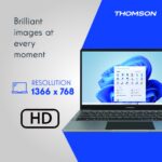 THOMSON Neo 14.1 Inch In-N14C Windows 11, Intel Dual Core Processor & Window 11 Home Notebook (4 GB Ram DDR4/ 128 GB Emmc/Thin & Light Weight/Silver) - Image 3