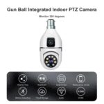 TP PLUS 3MP Full HD Smart Wi-Fi CCTV Home Security Camera 360° with Pan Tilt Bulb Camera View & Talk 128GB SD Card Support (Dual Lens Light Camera) - Image 4