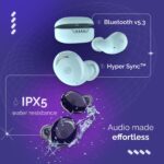 Noise Buds Trance in-Ear Truly Wireless Earbuds with 45H of Playtime, Low Latency(up to 40 ms), Instacharge(10 min=200 min), BT v5.3(Space Blue) - Image 5