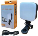 LED Video Light for Phone, Camera, Laptop, Meeting, Photography, and Lighting, 360° Rotation, Rechargeable with Clip & Type C, Dimmable & Rechargeable - Image 3