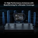 TP-Link Archer BE400 Dual-Band BE6500 WiFi 7 Router | 4K/8K Streaming 6.5 Gbps | 1× 2.5 Gbps WAN/LAN + 3× 1 Gbps LAN Ports + 1× USB 3.0 | 6 Antennas | Compatible with Alexa and Google Assistant - Image 5