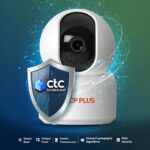 CP PLUS 4MP Quad HD Smart Wi-Fi CCTV Camera for Home | 360° Pan & Tilt | CTC Cyber Secure Tech | View & Talk | Smart Detection Suite | IR Night Vision | Cloud Recording | Support OK Google | CP-E45Q - Image 4