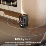 Zebronics Trolley DJ Speaker, 180W, AURACAST Technology, Upto 6.5h Playtime, Dual 20.32cm Full Range Drivers, BT v5.4, Rechargeable Wireless Mic, Mic & Guitar in, AUX, App Support (Roxor Plus) - Image 4