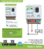 Imagine Technologies 30A(6600W) BLE + WiFi Smart Switch for AC, Geyser, Water Pump, Room Heater Heavy Duty Compatible with Alexa & Google Home iOS and Android Smart Life app - Image 4
