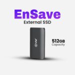 EVM EnSave External SSD 512GB - Smallest Portable SSD - 550 Mb/s Read & 500 Mb/s Write - USB 3.1 Gen 2 Type C - 10 Years Warranty (EPSSD/512GB) - Image 3