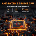 ASUS TUF A16 (2025), AMD Ryzen 7 7445HS, Gaming Laptop (RTX 4050-6GB/140W TGP/16GB RAM/1TB SSD/FHD+/16"/144Hz/56Whrs/Windows 11/M365 Basic (1Year)*/Office Home 2024/Mecha Gray/2.2Kg) FA607NUG-RL189WS - Image 3
