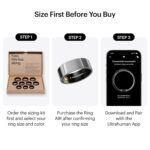 ULTRAHUMAN Ring AIR-Smart Ring Activity Tracker, Size First Sizing Kit,Sleep Tracker,Smart Ring for Men/Women,Fitness Tracker (Space Silver, 13) - Image 3
