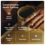 ULTRAHUMAN Ring AIR-Smart Ring Activity Tracker, Size First Sizing Kit,Sleep Tracker,Smart Ring for Men/Women,Fitness Tracker (Space Silver, 13) - Image 4