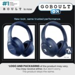 GOBOULT Flex On Ear Bluetooth Headphones with 80H Playtime, 40mm Bass Drivers, Zen™ ENC Mic, Type-C Fast Charging, BT 5.4, AUX, 60ms Low Latency, IPX5, Wireless Headphone(Navy Blue) - Image 3