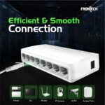 Frontech 8-Port Fast Ethernet Switch | 10/100 Mbps Speed | 1.6 Gbps Bandwidth | Plug & Play | 2 Years Limited Warrenty (NC-0074) - Image 4