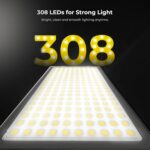 Digitek (LED-D308) 25W Bi-Color LED Video Light with Hot Shoe Mount, 2700K–6500K Adjustable Color Temperature, 308 LEDs, 2860LM Brightness, CRI 85+, for YouTube, Vlogging, Photography, Video Shoot - Image 5