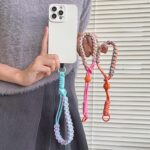 AccuPrints Sumiko Crossbody Phone Lanyard Wrist Strap – Adjustable Braided Hand Strap - Image 4