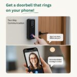 Delitech Smart Wireless Video Doorbell Pro 3k | 5MP 2560p HD Resolution | See & Talk to Visitor on Video Call | Battery-Powered | AI Motion Detection | Night Vision | Free Installation - Image 4