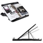 amazon basics Adjustable Laptop Riser Stand | Wide Compatibility | Multiple Adjustable Angles | Ventilated & Secure Design - Image 5