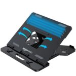 amazon basics Adjustable Laptop Riser Stand | Wide Compatibility | Multiple Adjustable Angles | Ventilated & Secure Design - Image 6