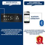 i380 6 modular Smart Wifi Switch Board with 4 Switch,1 Fan,1 Socket, C & A type USB charging ports | App Control, Voice-controlled by Alexa, G. Home, G. Assistant-G. Black - Image 4