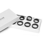 Smart Ring Health Tracker for Men/Women with LED Dispay Screen,Fitness Ring Sleep Tracker,Fast Charging,for Pedometer Exercise,Monitor Sleep,Heart Rate, Stress,Waterproof (Sizing Kit, Sizing Kit) - Image 3