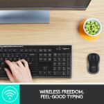 Logitech MK270r Wireless Keyboard and Mouse Combo for Windows, 2.4 GHz Wireless, Spill-Resistant Design, 8 Multimedia & Shortcut Keys, 2-Year Battery Life, PC/Laptop- Black - Image 3