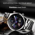 Noise Halo Plus 1.46" Super AMOLED Display Elite Smart Watch, Bluetooth Calling, Stainless Steel Build, Always on Display, Upto 7 Days Battery (Elite Black) - Image 3
