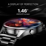 Noise Halo Plus 1.46" Super AMOLED Display Elite Smart Watch, Bluetooth Calling, Stainless Steel Build, Always on Display, Upto 7 Days Battery (Elite Black) - Image 4