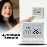 WiFi Smart Thermostat 5+2 Programmable 3A Water HeatingVoice Control Thermostat DIY Install LCD Display Smart Temperature Controller Digital Thermostat Compatible with Alexa and Google - Image 3