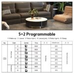WiFi Smart Thermostat 5+2 Programmable 3A Water HeatingVoice Control Thermostat DIY Install LCD Display Smart Temperature Controller Digital Thermostat Compatible with Alexa and Google - Image 4