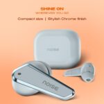 Noise Buds N1 Truly Wireless Earbuds with Chrome Finish, 40H of Playtime, Quad Mic with ENC, Ultra Low Latency Gaming (Up to 40 Ms), Instacharge(10 Min=120 Min), Bluetooth V5.3(Ice Blue) - Image 4