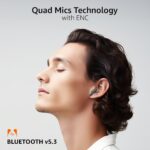 amazon basics TWS in-Ear Earbuds (AB-T17) with Fast Charging up to 70 Hours of Playtime | Dual 13mm Driver | IPX4 Water-Resistance | Bluetooth 5.3 | Charging Case with Mic | Touch Control (Green) - Image 5