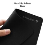 ZEBRONICS MSP-X1 Mouse Pad, for Speed and Precision Operation, Smooth Cloth Surface, Roll and Go, Optimised for All Mouse Sensors, Anti Slip Rubber Base, Surface of 232 x 182 mm - Image 4