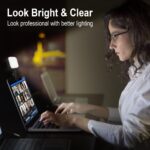 LED Video Light for Camera | Rechargeable Photography Lighting | Dimmable Light for YouTube, Live Streaming, Makeup, Vlogging Tripod Mount-3 Color Modes | Portable LED Panel 1500mAh Battery - Image 4