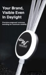 Wayona All in One 6-in-1 Charging Cable, USB-A & Type-C to Type-C, Lightning, Micro-USB, Fast Charging Lightup Cable 60W for iPhone,Android,Power Bank & Laptop - Image 3