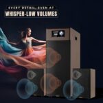 OBAGE X12 HiFi 2.1 Speaker System with Qualcomm® aptX™ HD | Dual 6.5" Subwoofer Drivers & Silk Dome Tweeters | Bluetooth, Optical & AUX | 24-Bit High Fidelity Audio for Rooms up to 300 sq. ft. - Image 4