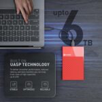 Cablet 2.5 Inch SATA USB 3.0 HDD/SSD Portable External Enclosure for 7mm and 9.5mm, Tool-Free Design, Supports UASP Max 6TB (HD2577-U3-RD) - Image 5