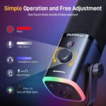 MAONO Dynamic Gaming Microphone: USB/XLR Podcast Mic with Software for Gamer-Podcast RGB PC Mic for Streaming Recording Studio YouTube Content Creation Online Chat PD100X - Image 4