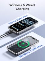 UGREEN Wireless Powerbank 10000mAh Magnetic Power Bank with USB-C Fast Charging Function, MagSafe Wireless External Battery Compatible with iPhone 15 Pro Max/Pro/15/14 Pro Max/Pro (Black) - Image 3