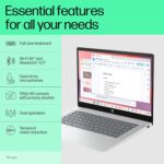HP Chromebook, Intel Core N200, 8GB LPDDR5, 128GB UFS, 14-inch (35.6cm), Anti-Glare, Touchscreen, HD Laptop, Intel UHD Graphics, 720p HD Camera (Silver, 1.45kg) nf0016TU - Image 4