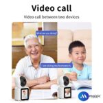 Maizic Smarthome 3 MP Wireless Wi-Fi, Night Vision Smart Video Doorbell Smart Security with Two Way Audio Video Call Alert Function & Remote Viewing, Easy Installation (Video-Calling Camera) - Image 4