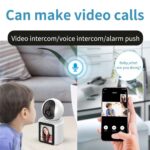 Maizic Smarthome 3 MP Wireless Wi-Fi, Night Vision Smart Video Doorbell Smart Security with Two Way Audio Video Call Alert Function & Remote Viewing, Easy Installation (Video-Calling Camera) - Image 5