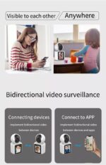 Maizic Smarthome 3 MP Wireless Wi-Fi, Night Vision Smart Video Doorbell Smart Security with Two Way Audio Video Call Alert Function & Remote Viewing, Easy Installation (Video-Calling Camera) - Image 6