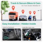 Onelap Micro GPS (with 12 Months 4G SIM Recharge) - Wired Hidden GPS Tracker for Bike, Car, Trucks | Live Location | Remote Engine Lock Compatible & ON/Off Alerts | Theft Alarm | 1 Year Android & iOS - Image 4