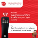 Dott Systems Modular Remote Control Switch Cube L for 3 Lights | One Way Wireless Smart Switch | A Home Automation Device for Home and Office | Modular Remote - Image 4