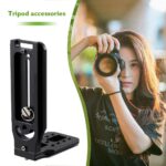 HOT-L Type Quick Release Vertical Plat 1/4 Horizontal Universal Plat stabilizer Dual Camera L Bracket Plat for DSLR SLR Video Shooting Compatible with Nikon, Canon - Image 3