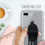 Regor Tabletop Finger Grip & Mobile Holder | Mobile Stand | Phone Holder for Hand & Mobile Back Holder Grip | Great for Selfie & Works as iPhone Stand & Android Phone Stand Black - Image 3