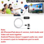 3 in 1 HDMI Adapter 1080p, Type-C/Lightning/Micro USB to TV/Monitor/Projector, MHL & Non MHL Phone to HDMI, Compatible with Android 9 & iOS 5 Above Versions - Image 3