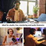 OneOdio A70 Bluetooth Over Ear Headphones, Wireless Headphones w/ 72H Playtime, Hi-Res, 3.5mm/6.35mm Wired Audio Jack for Studio Monitor & Mixing DJ E-Guitar AMP, Computer Laptop PC Tablet (Red) - Image 6